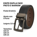 &nbsp;Cinto Masculino Reversível 2 em 1