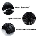Jaqueta Masculina Inverno Impermeável com Capuz Removível